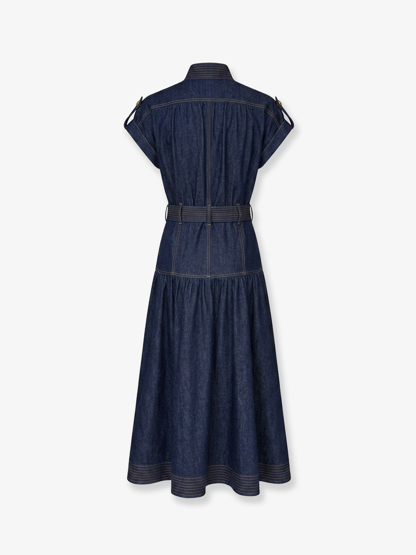 Long denim dress