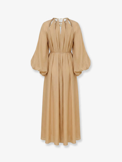 Mahon long silk dress thumbnail