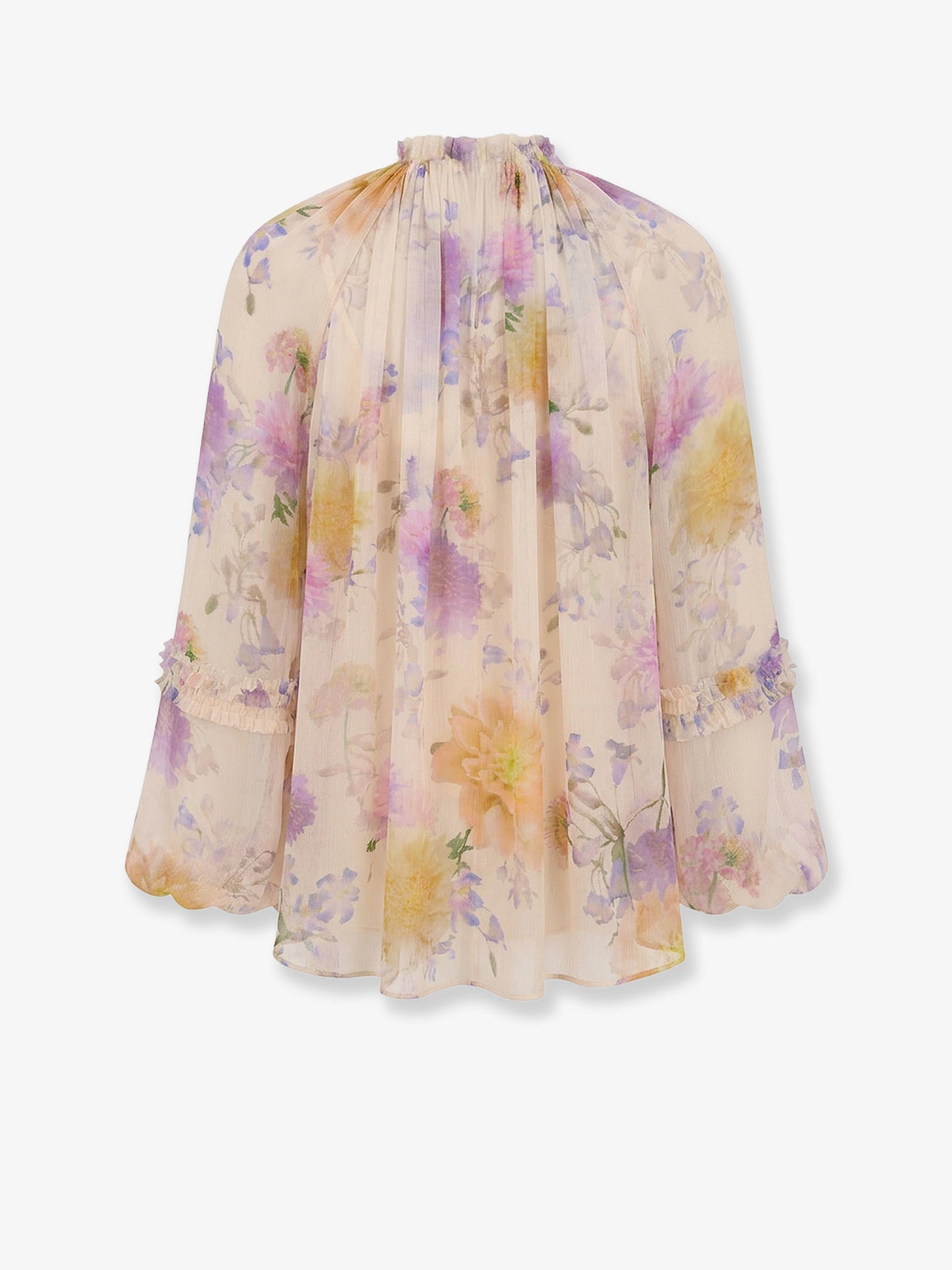 Luna viscose shirt with floral print
