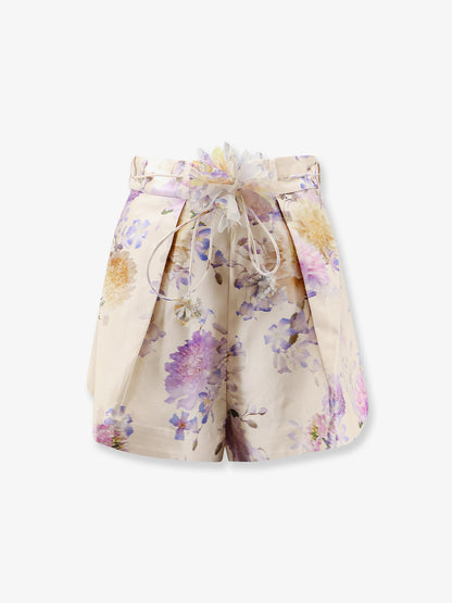 Luna silk and cotton shorts thumbnail