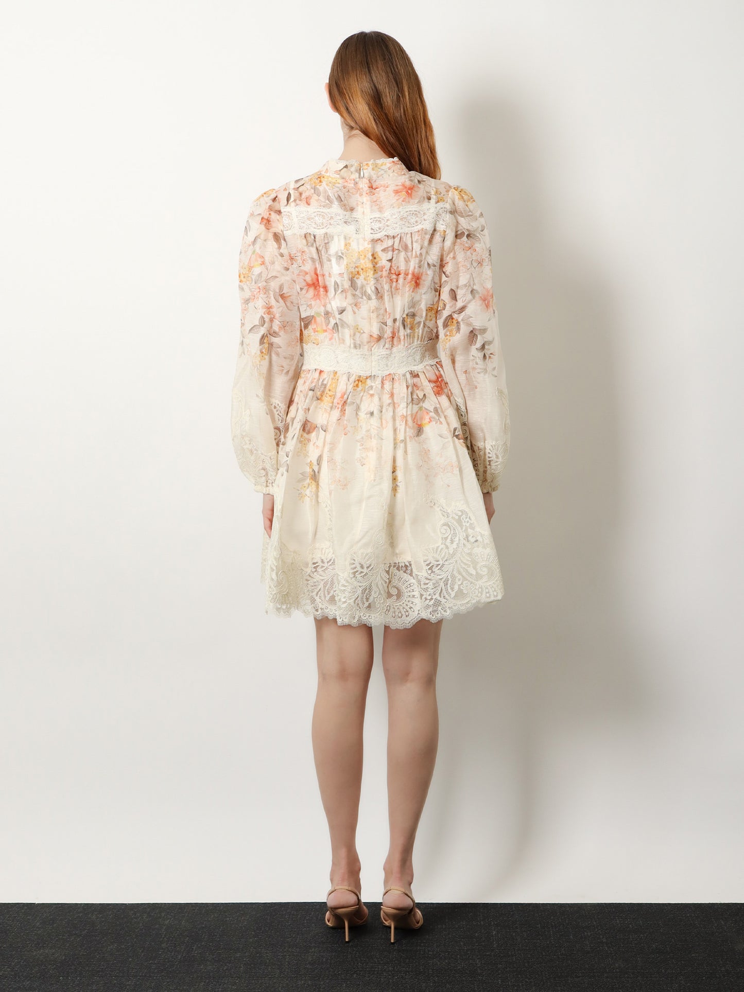 Luna linen and silk dress