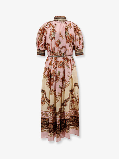 Aster Billow silk long dress thumbnail