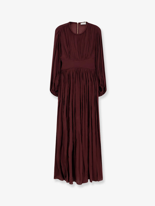 Luna Billow stretch viscose long dress