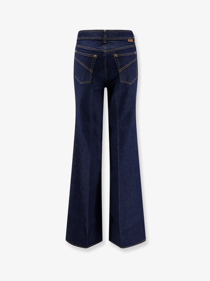 Cotton Denim Flare Jeans thumbnail