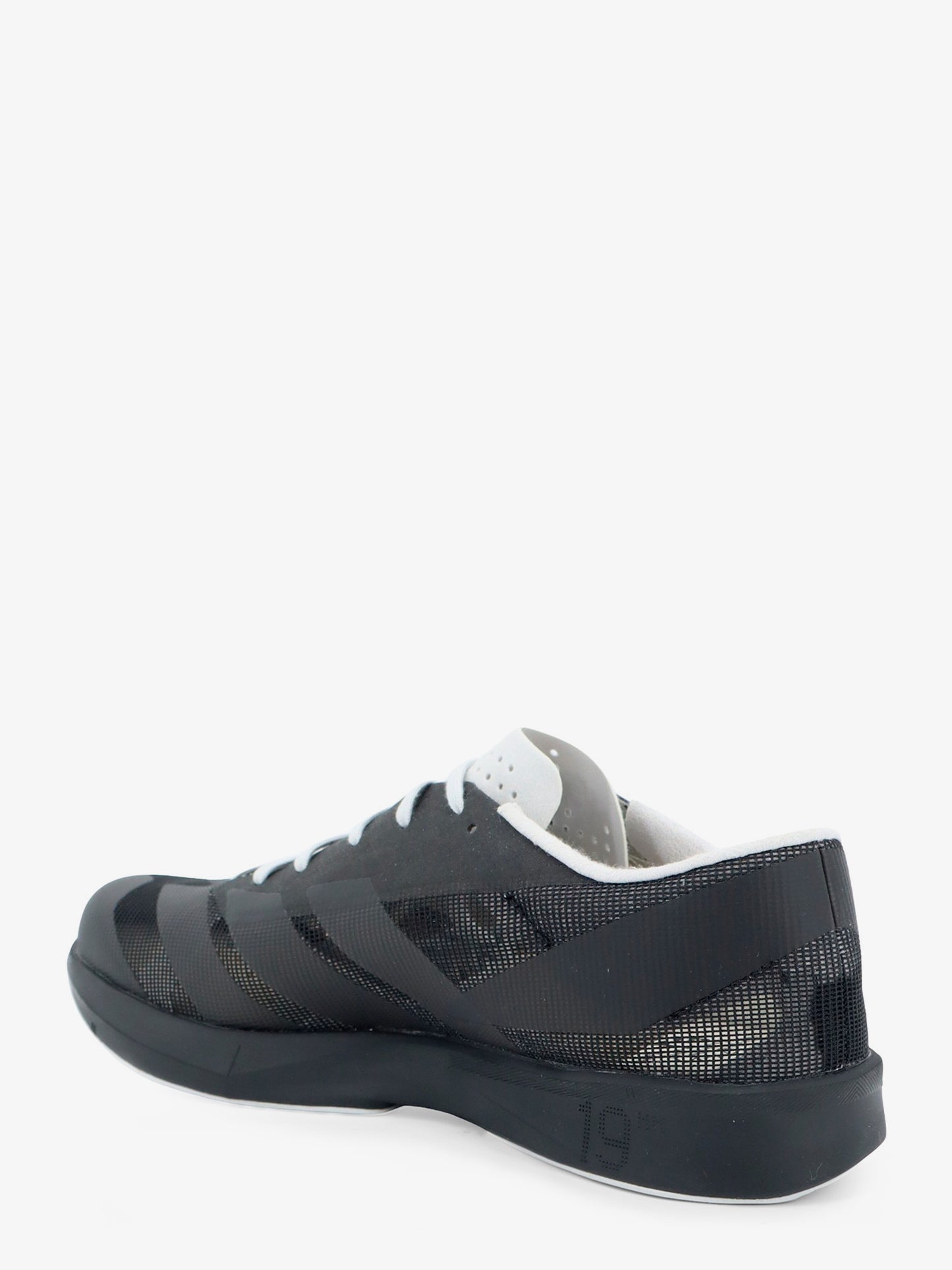 Mesh sneakers with embroidered logo on the side