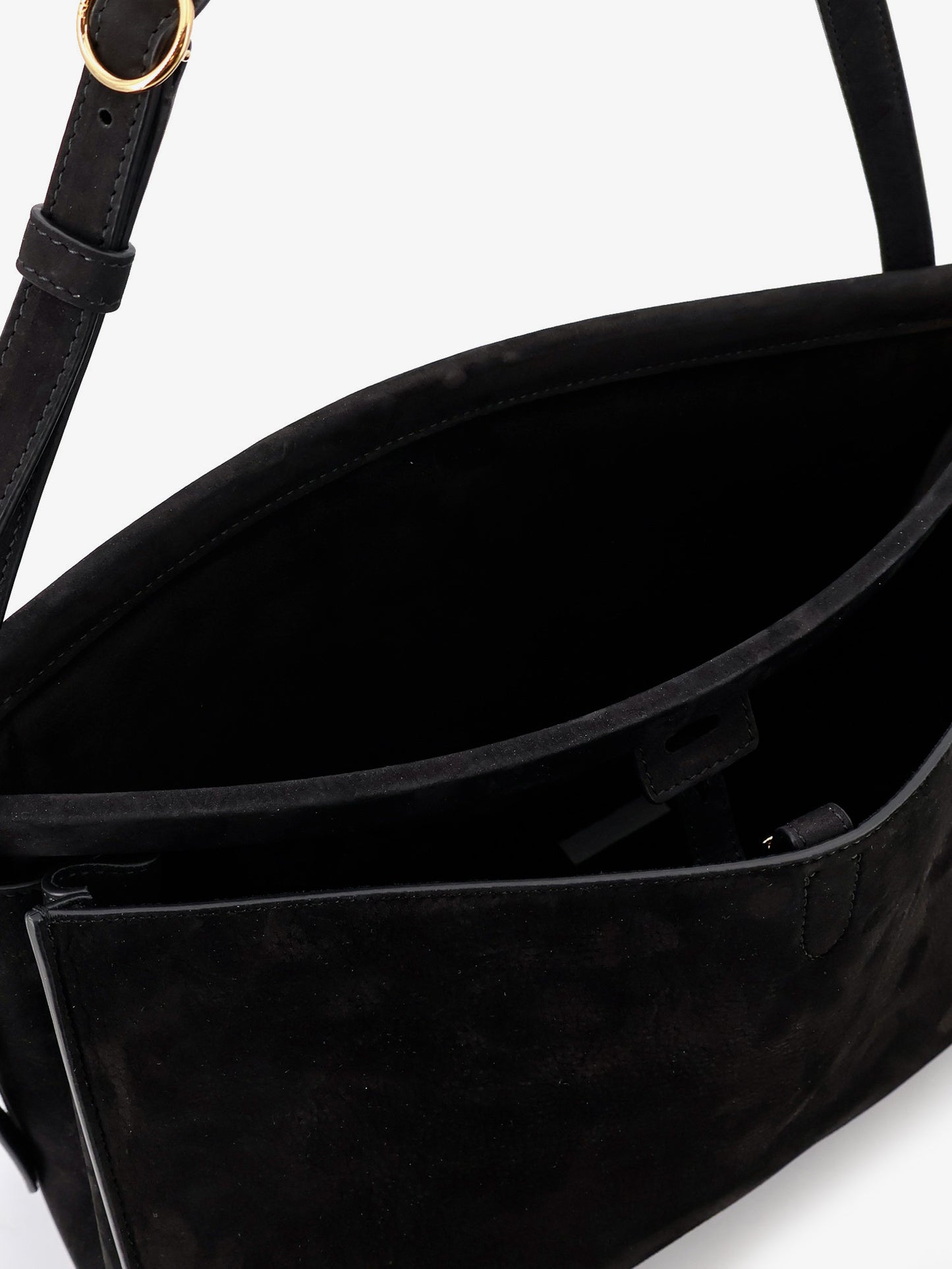 Le Click Pocket 35 nabuk shoulder bag