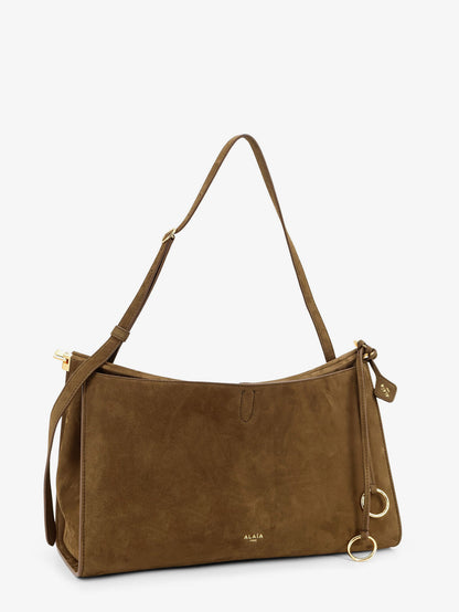 Le Click Pocket 35 nabuck shoulder bag thumbnail
