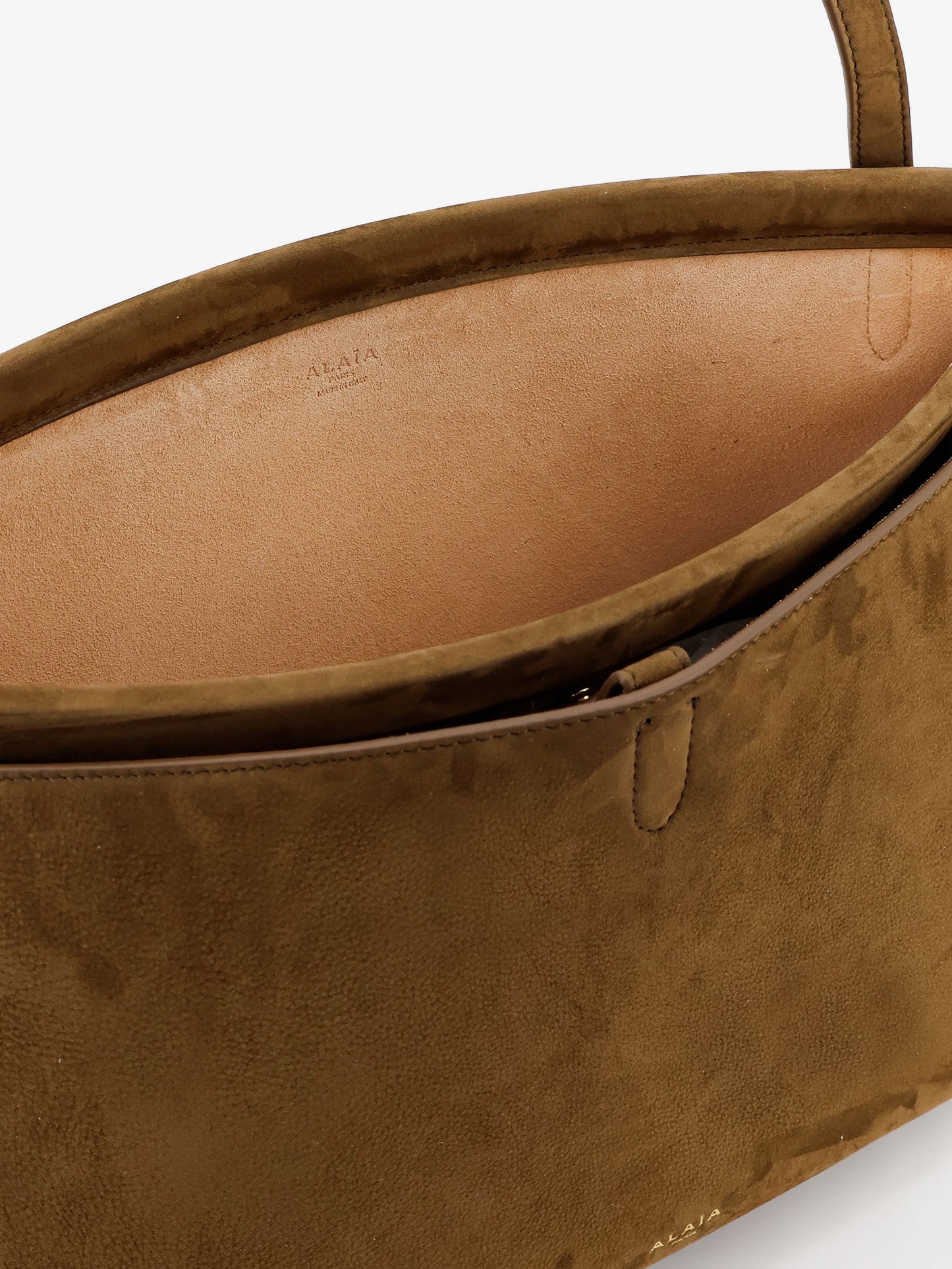 Le Click Pocket 35 nabuck shoulder bag