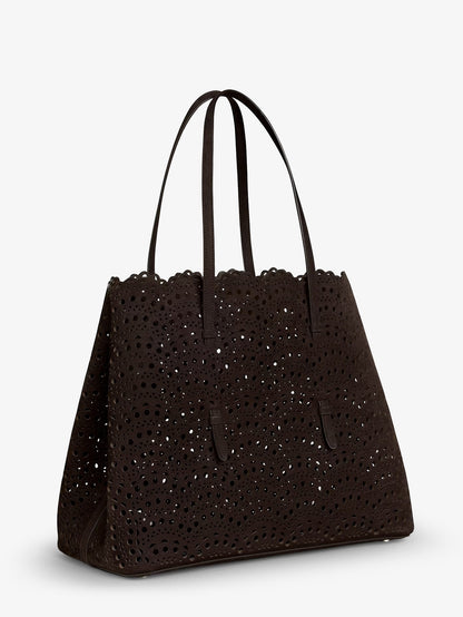 Mina 37 leather with Vienne motif shoulder bag thumbnail
