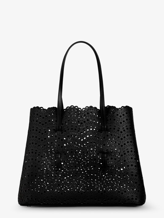 Mina 37 leather shoulder bag with Vienne motif