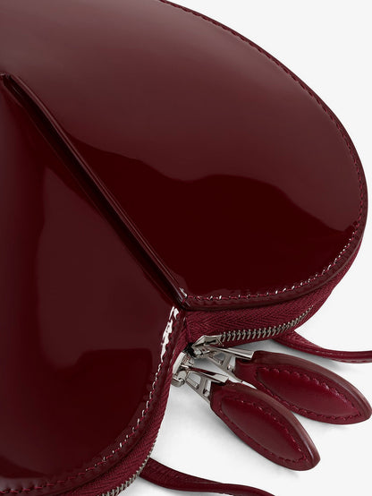 Borsa a tracolla Le Coeur in pelle verniciata thumbnail