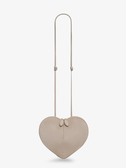 Le Coeur suede and leather crossbody bag thumbnail