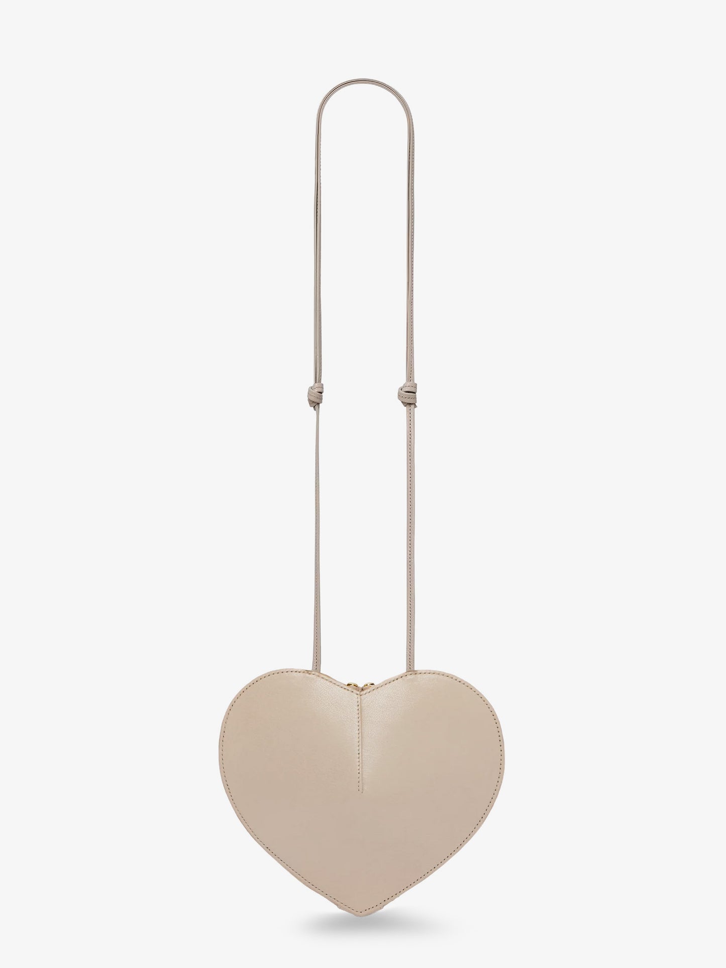 Le Coeur suede and leather crossbody bag