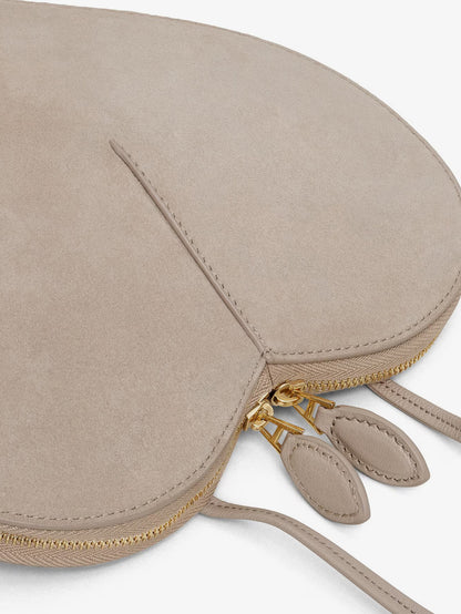 Le Coeur suede and leather crossbody bag thumbnail
