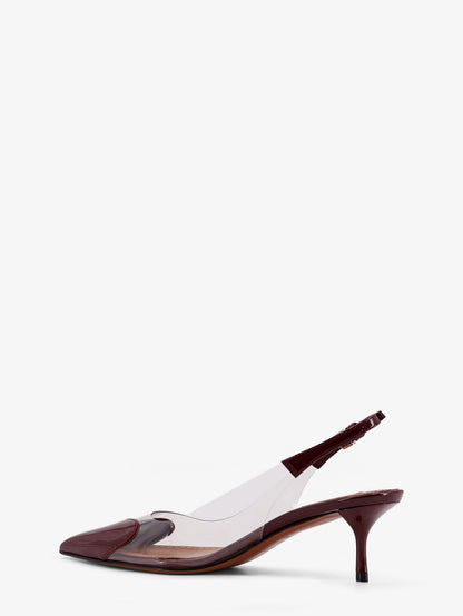 Le Coeur PVC and leather slingback décolleté thumbnail