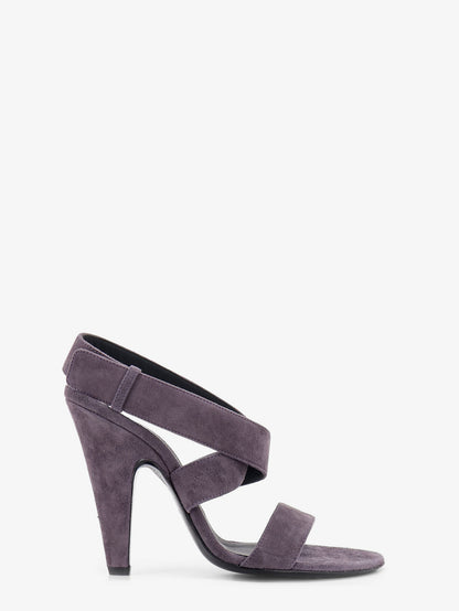 Sandali con tacco in suede thumbnail