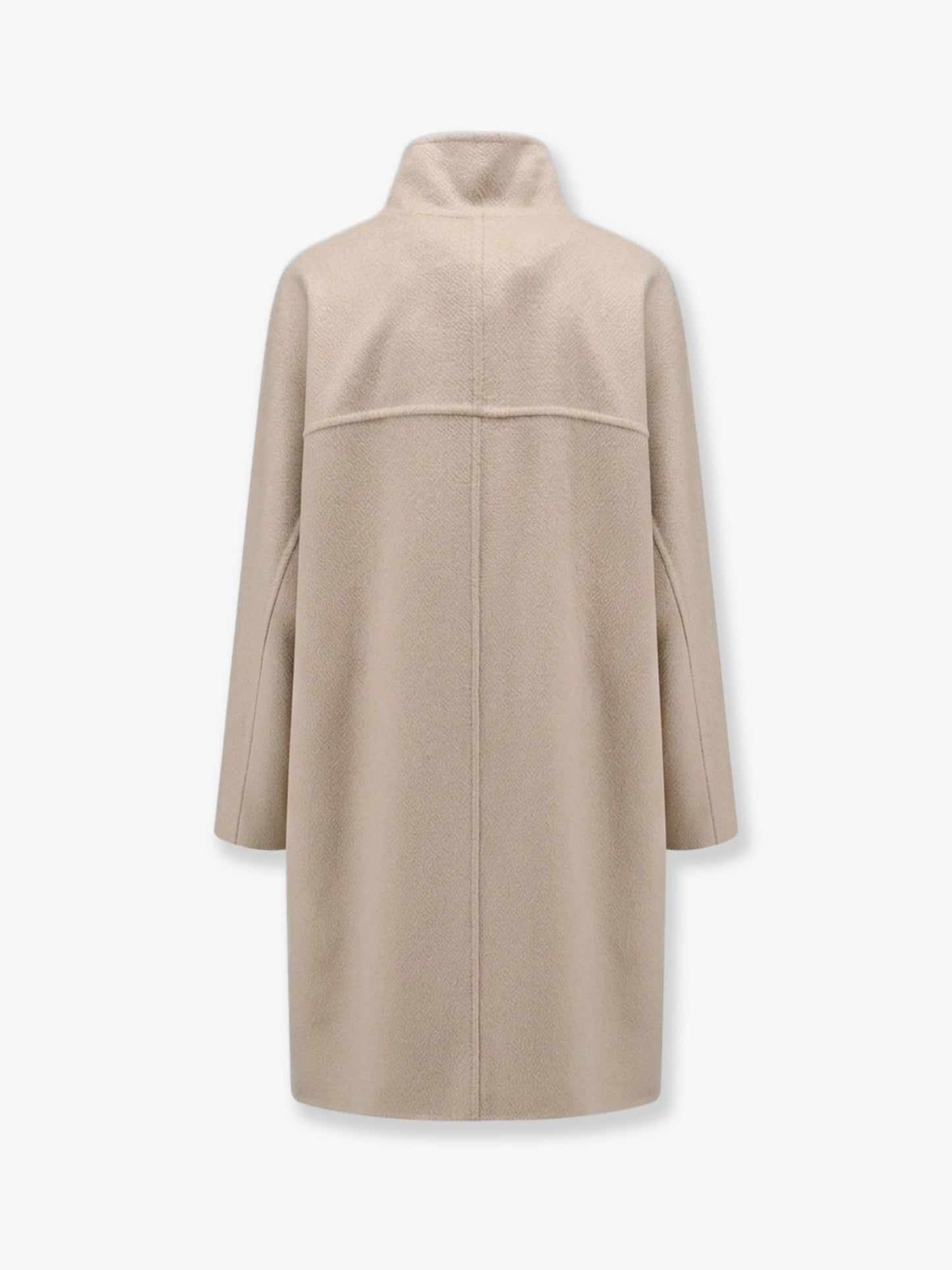 Cappotto in cashmere asimmetrico