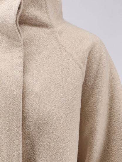 Cappotto in cashmere asimmetrico thumbnail
