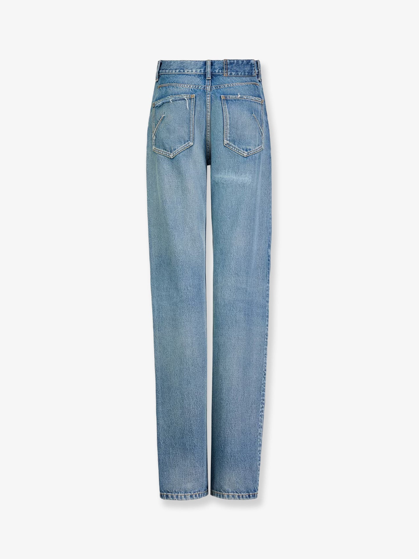 Blue denim jeans