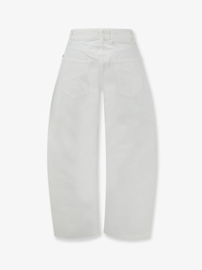Rodeo white denim trousers thumbnail