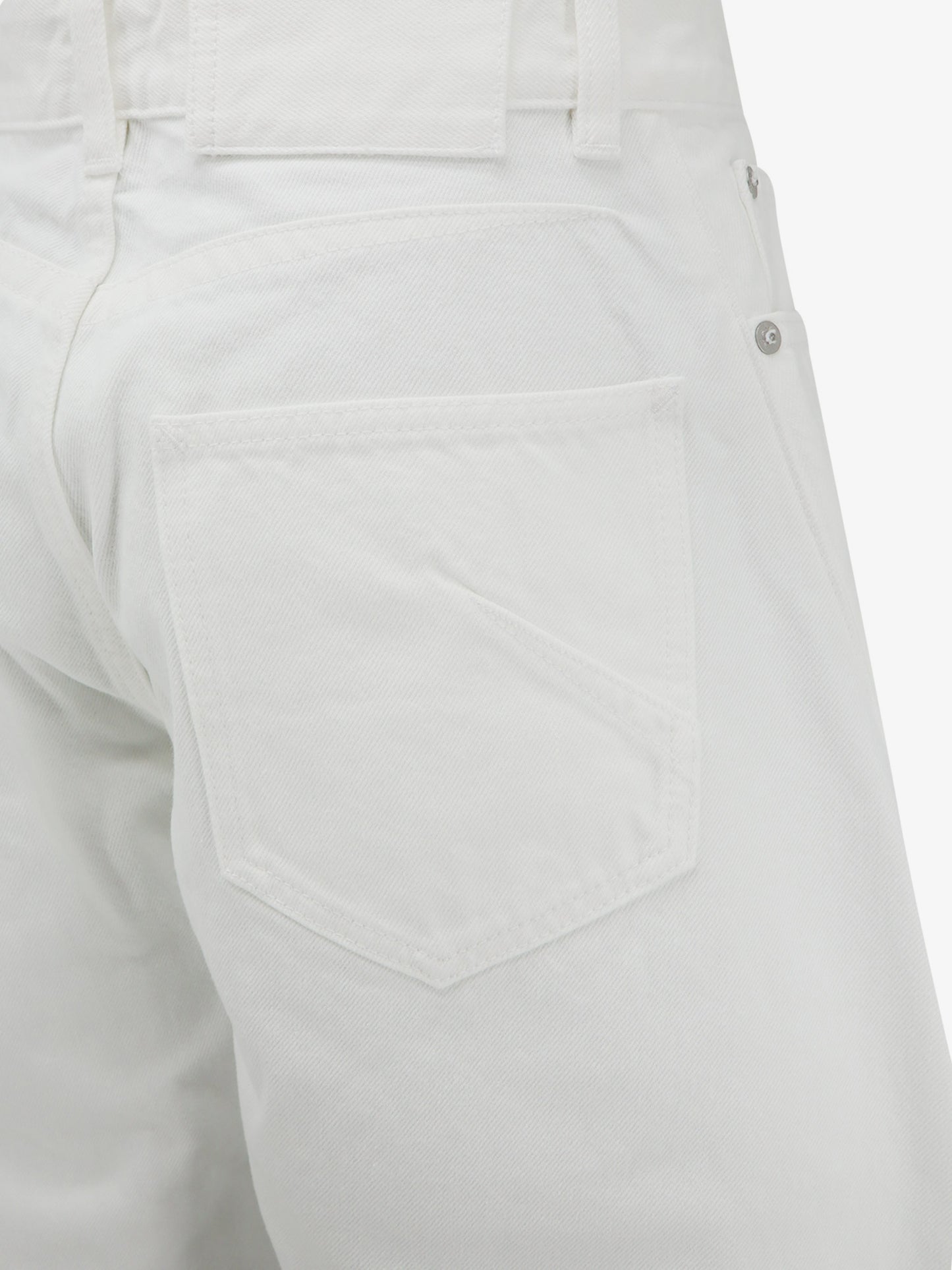 Rodeo white denim trousers