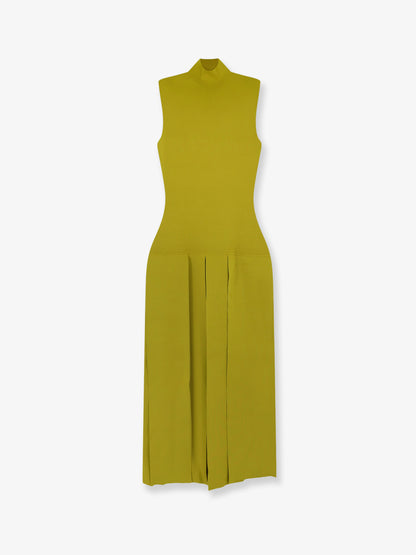 Vestito Maxi Textured in viscosa e seta thumbnail