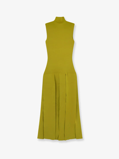 Vestito Maxi Textured in viscosa e seta thumbnail