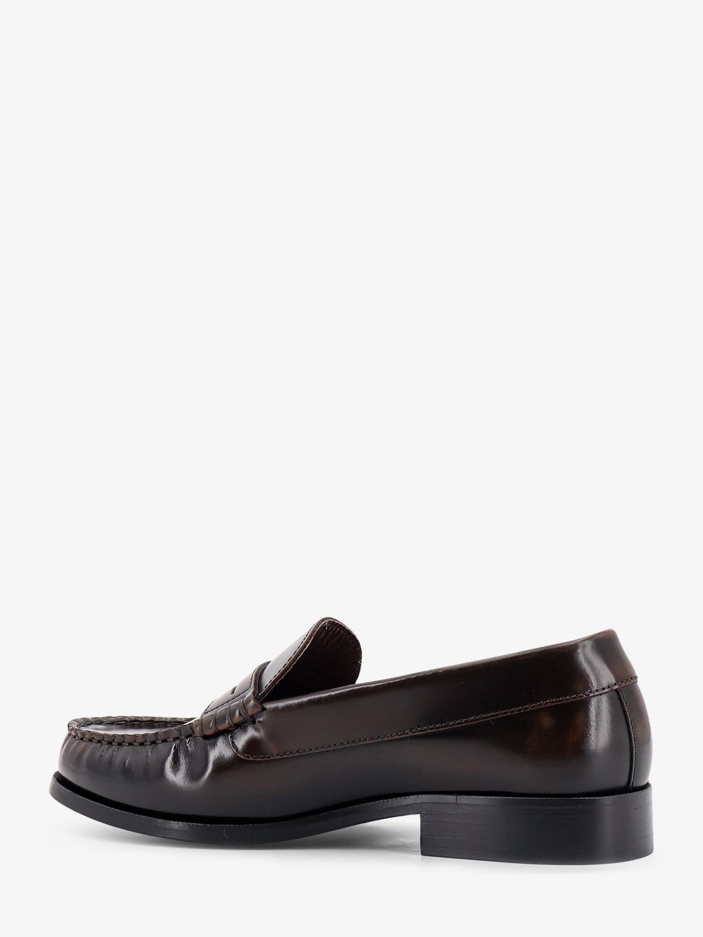 Leather Rivet loafers