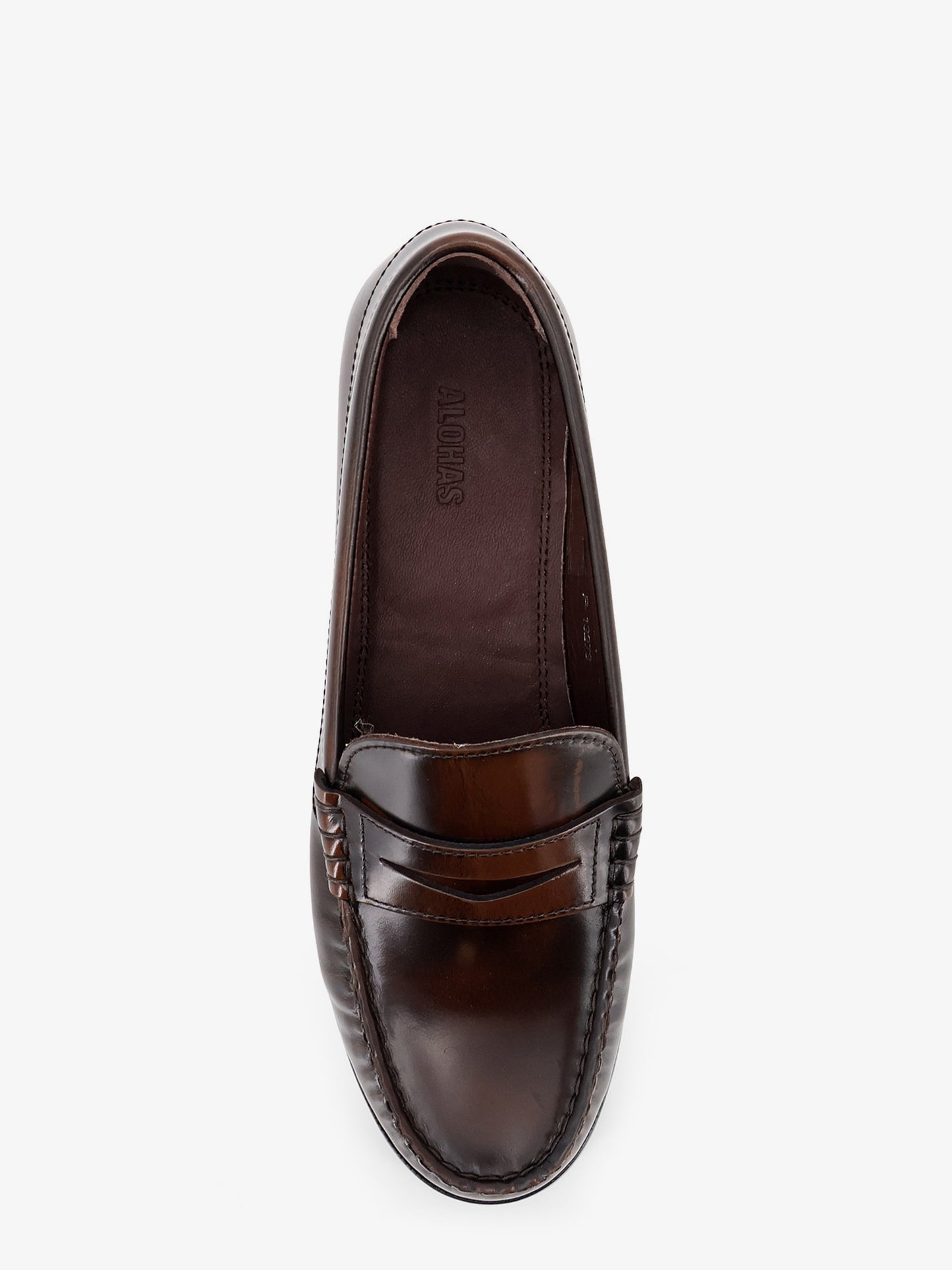 Leather Rivet loafers