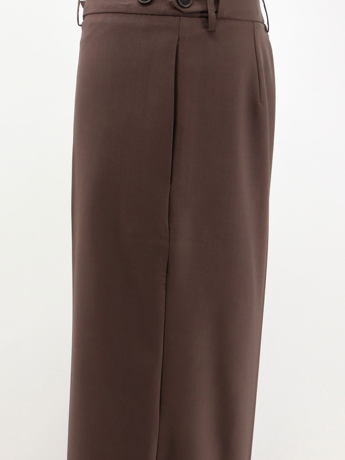 Stretch virgin wool trousers