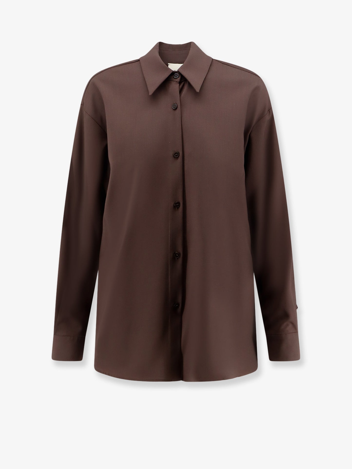Stretch virgin wool shirt