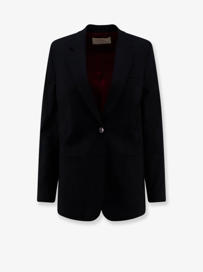 Blazer monopetto in lana vergine stretch thumbnail