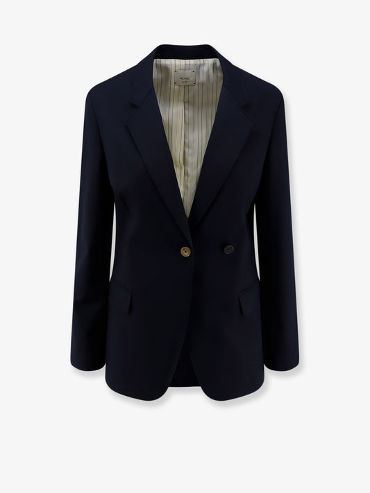 Blazer sartoriale in misto lana vergine