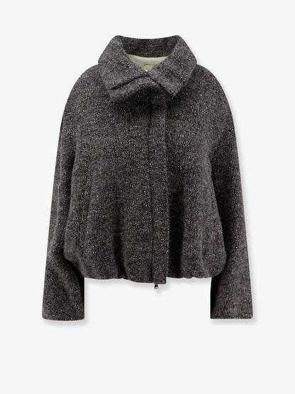 Giubbino in lana vergine, cotone e alpaca thumbnail