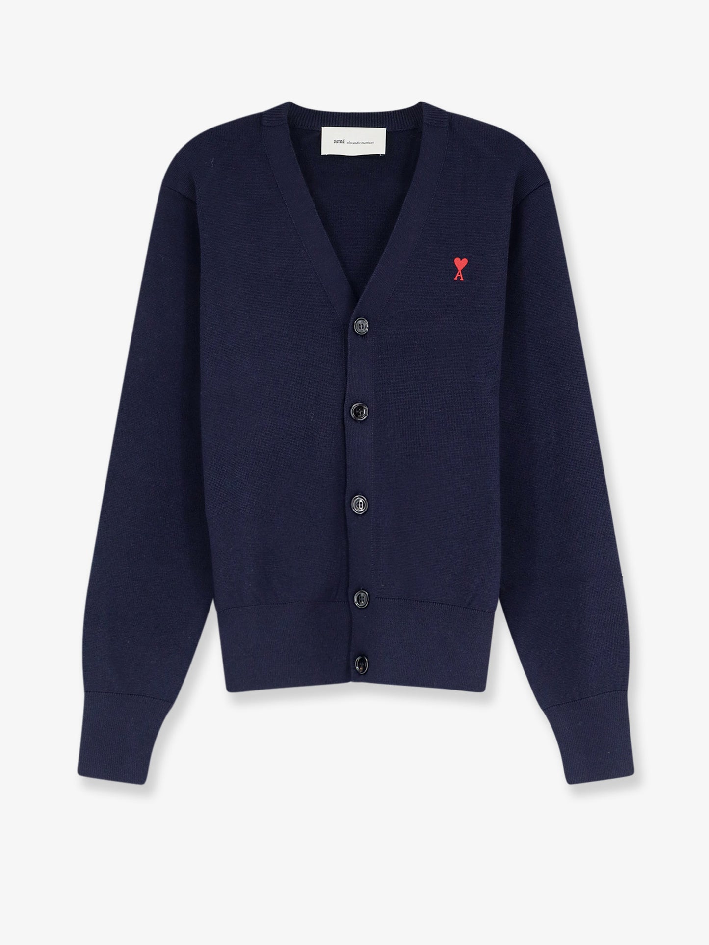 Cardigan in lana con ricamo iconico
