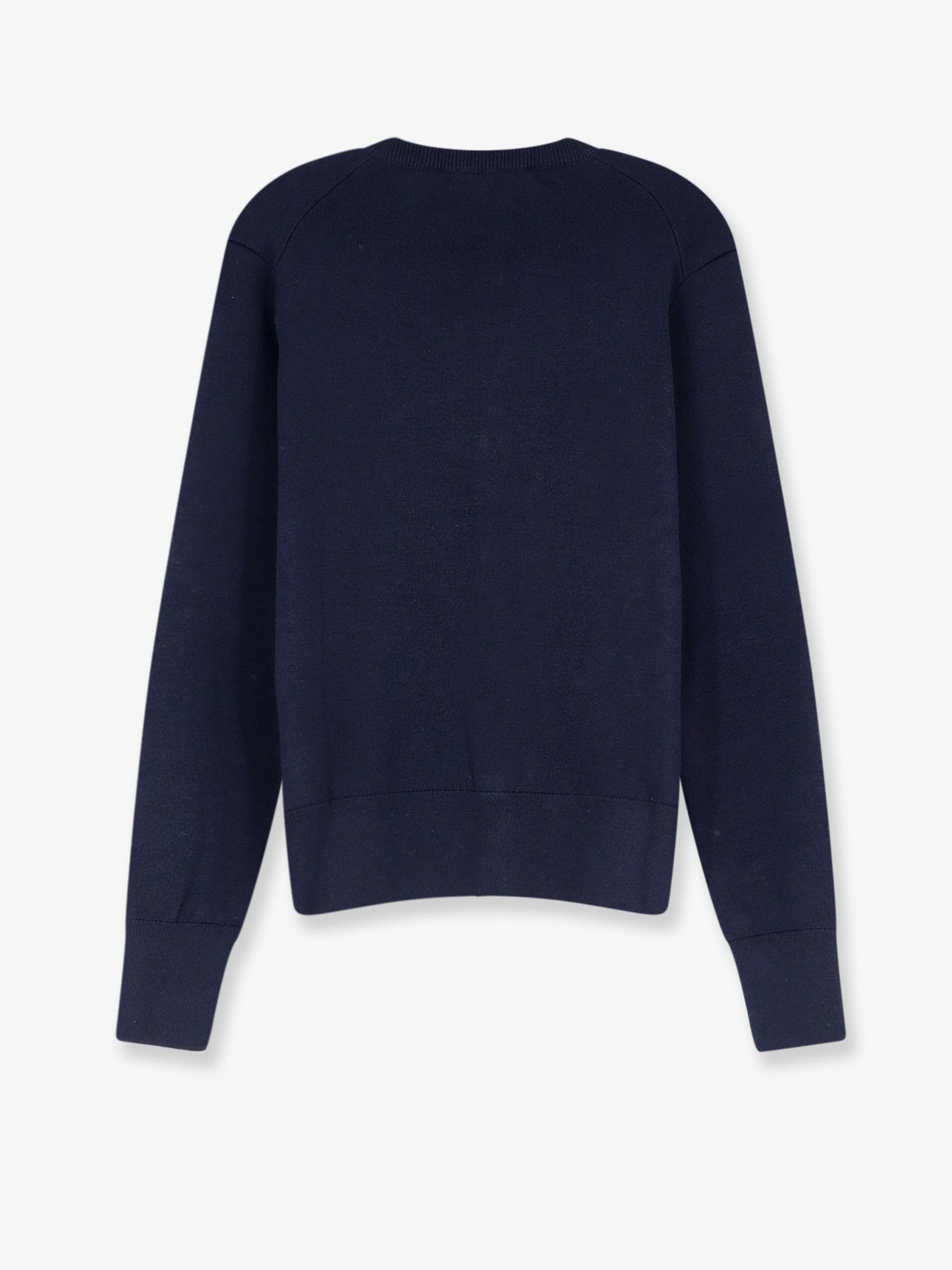 Cardigan in lana con ricamo iconico