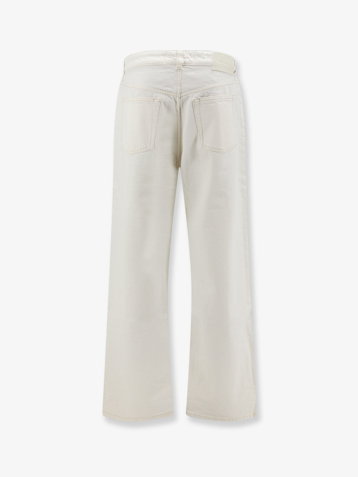White denim trousers