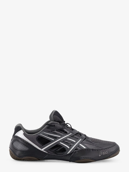 Hypersync mesh and leather sneakers with embroidered logo thumbnail