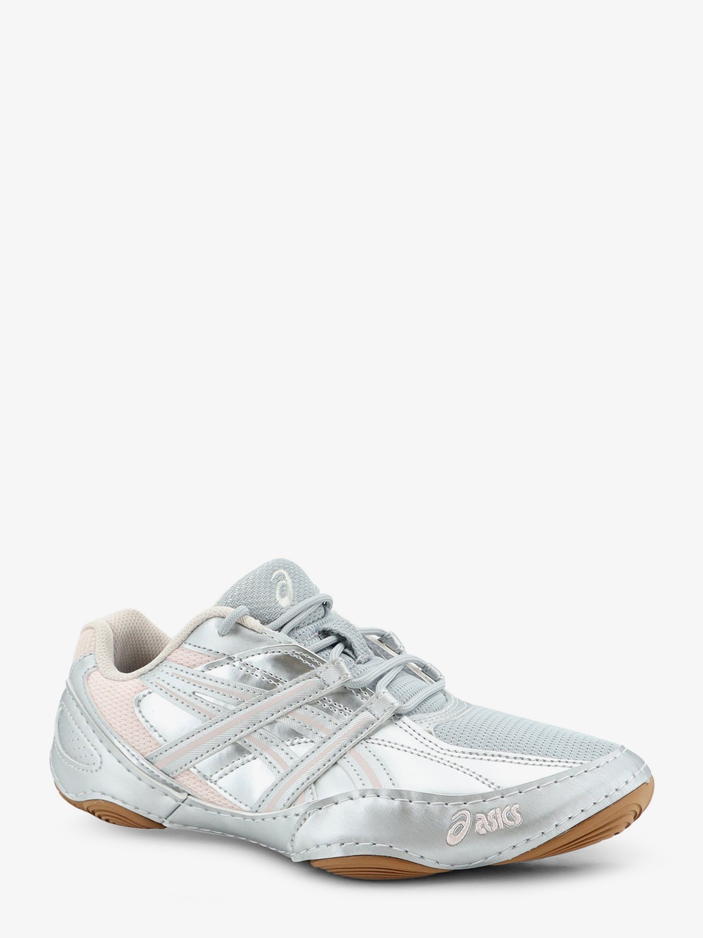 Mesh and leather Hypersync sneakers with embroidered logo