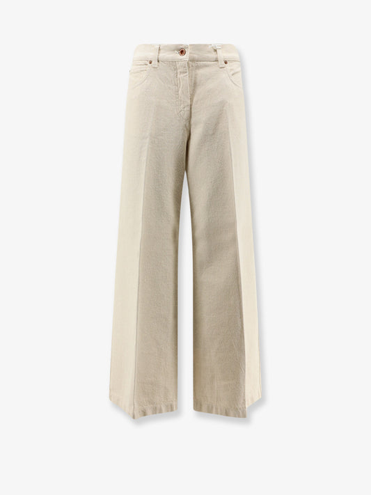 Pantaloni in denim con patch logo posteriore