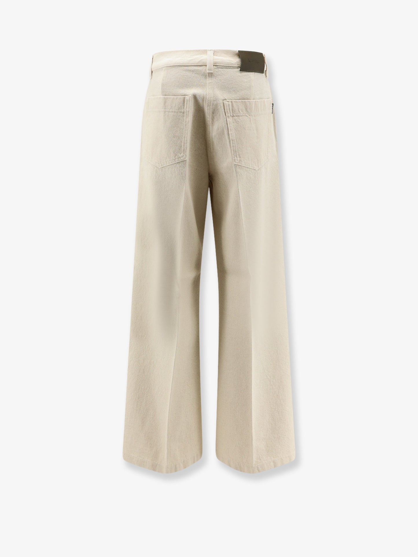 Pantaloni in denim con patch logo posteriore