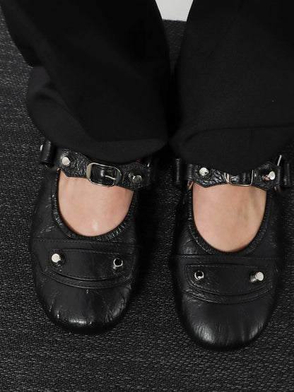 City Flat L005 leather ballerinas thumbnail