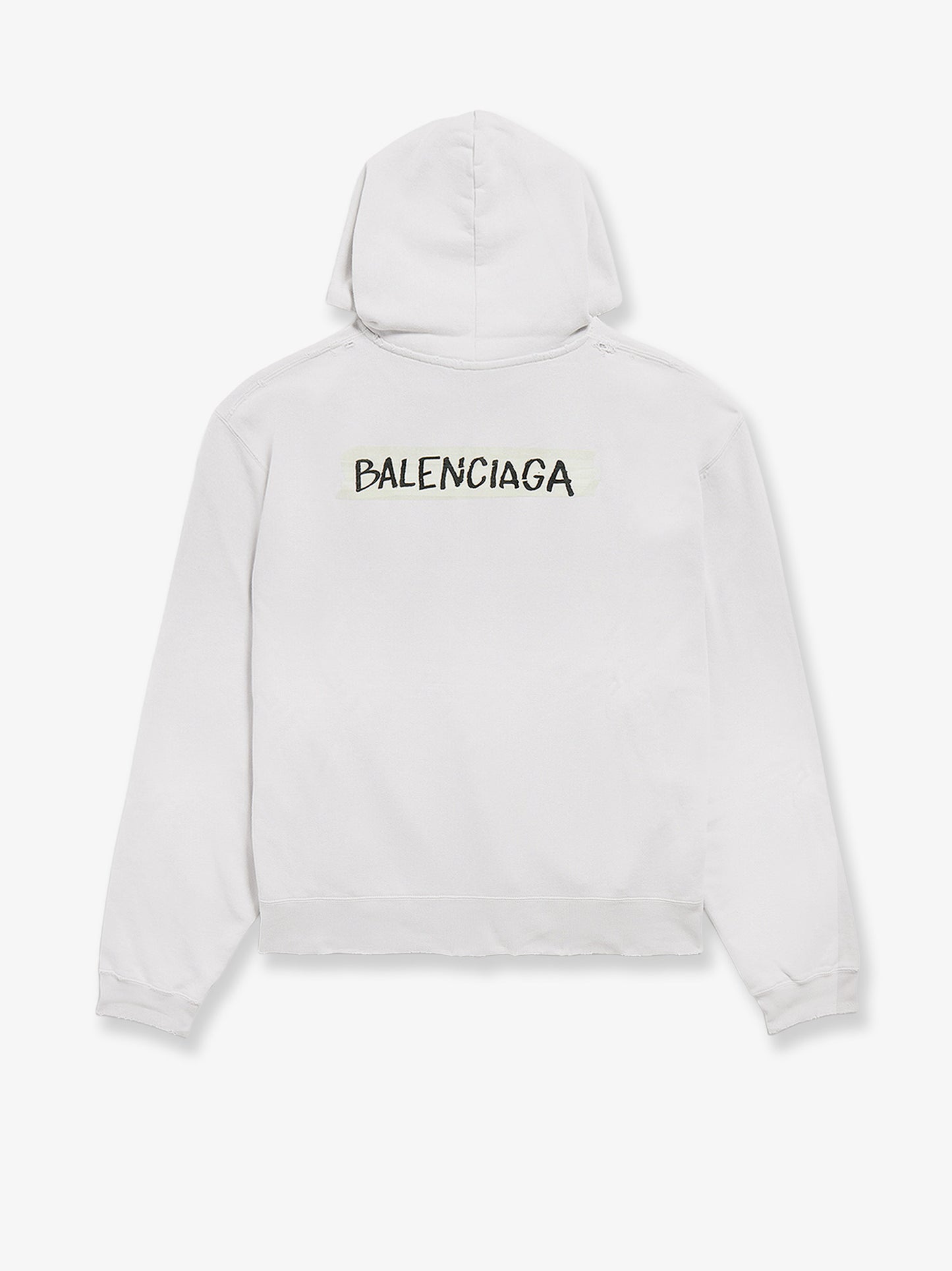 Felpa Over Zip-Up Hoodie in cotone