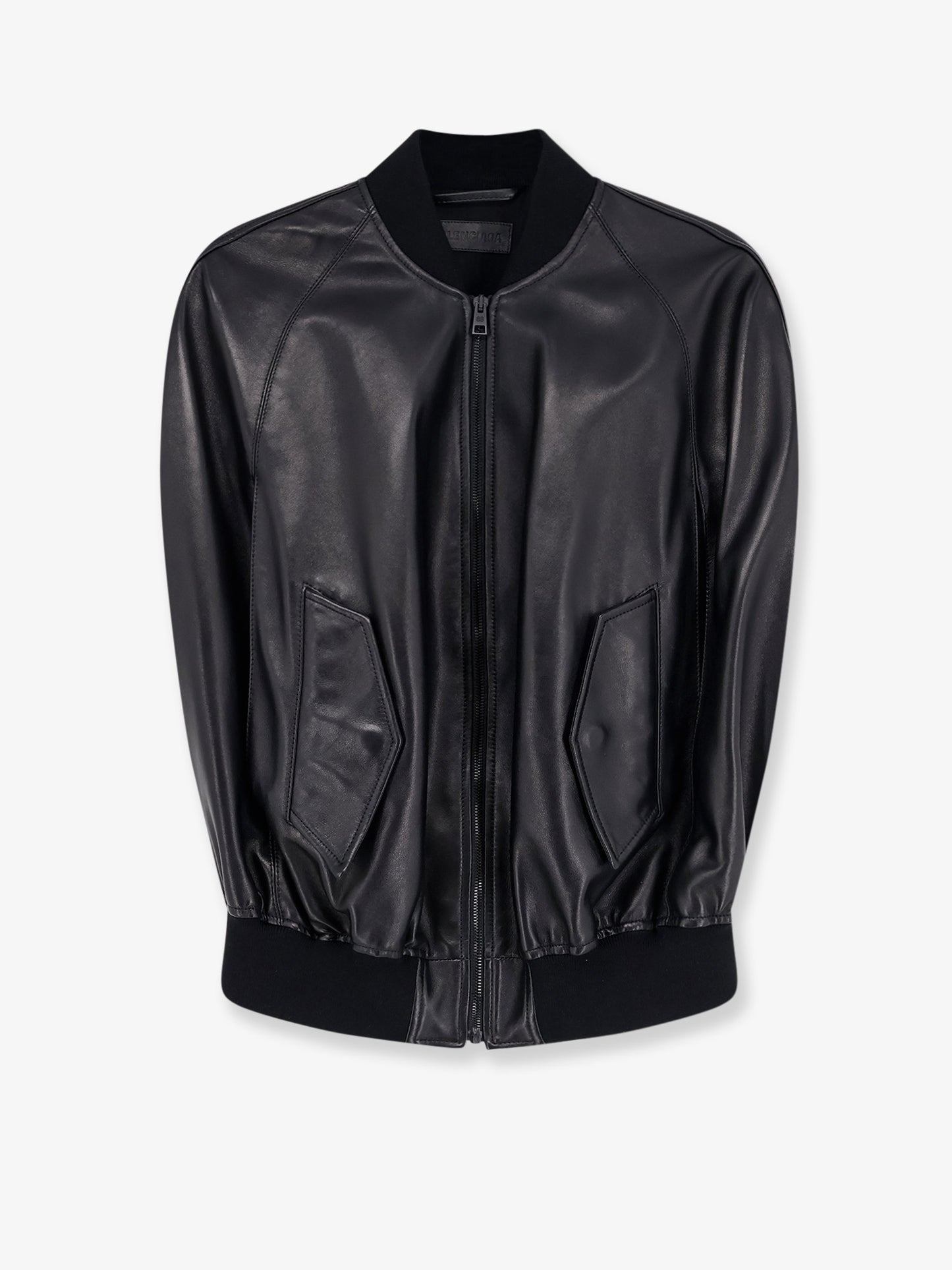 Sleeveless leather jacket