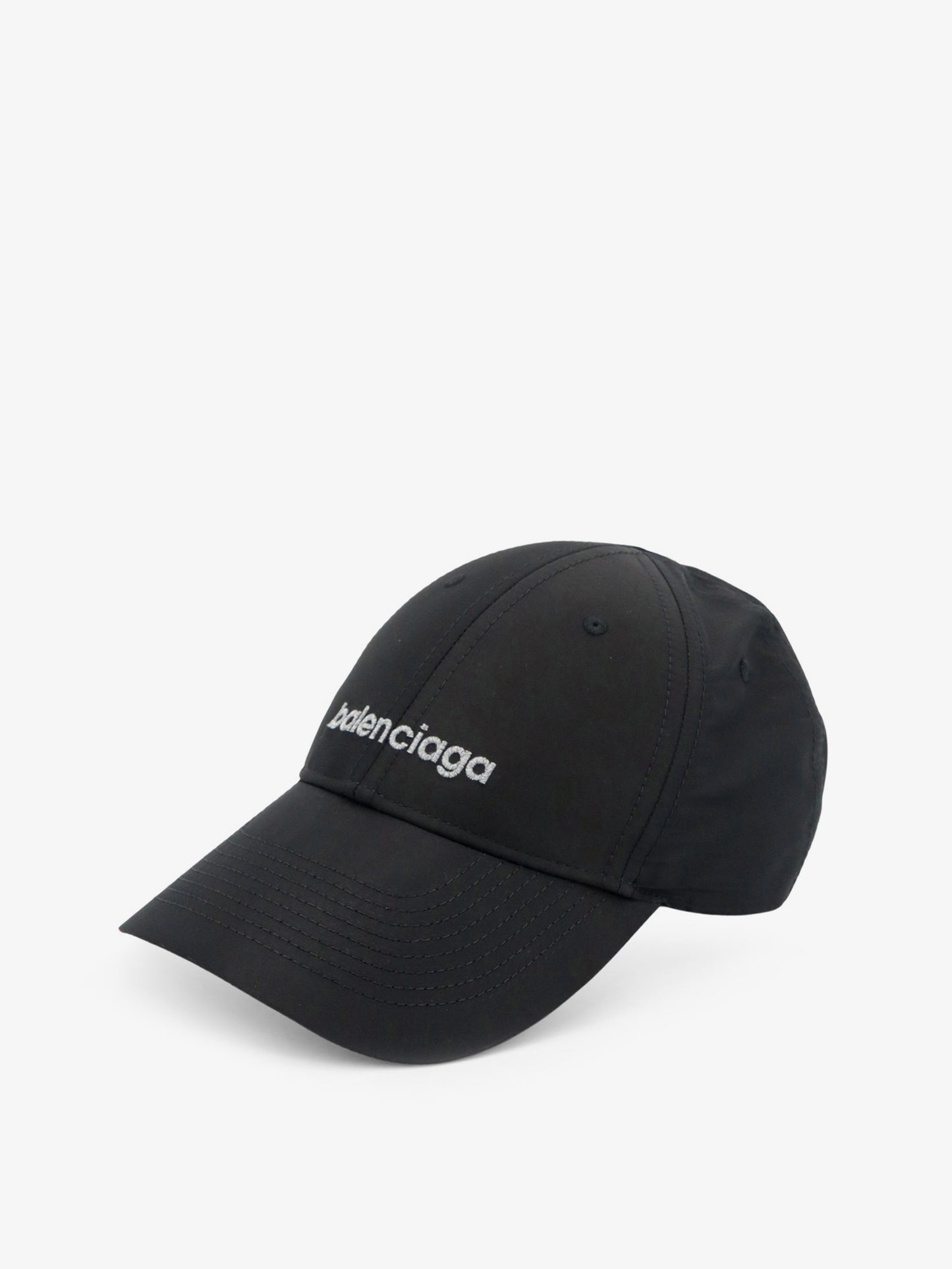 Techwear technical fabric hat with embroidered lettering logo