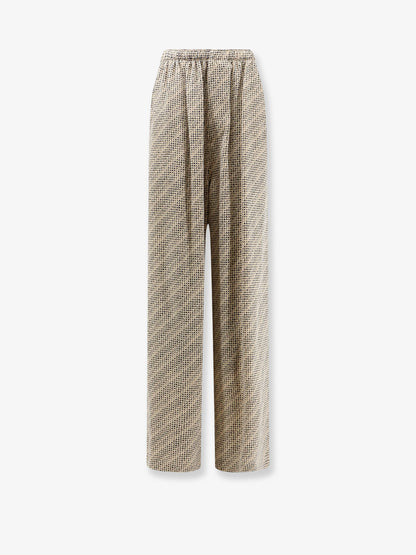 Monogram silk trousers thumbnail