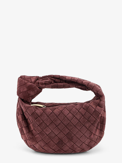 Mini Jodie Intrecciato suede handbag thumbnail