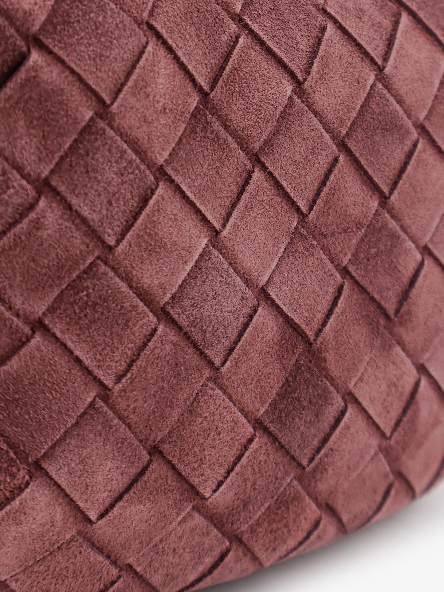 Mini Jodie Intrecciato suede handbag