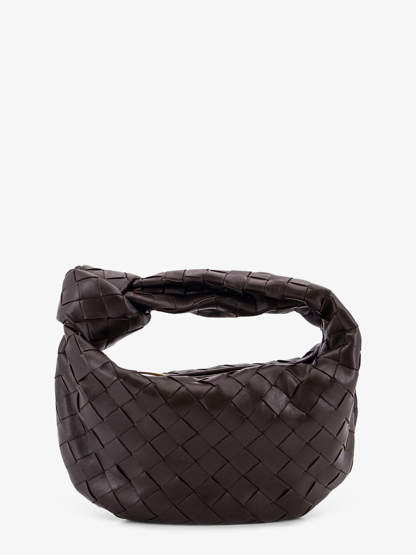 Borsa a mano Mini Jodie in pelle con motivo Intrecciato