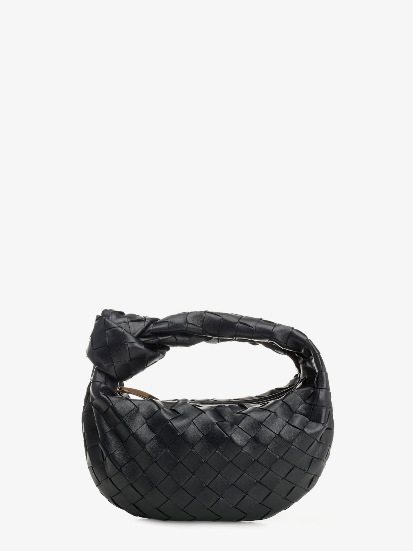 Mini Jodie leather handbag with Intrecciato motif